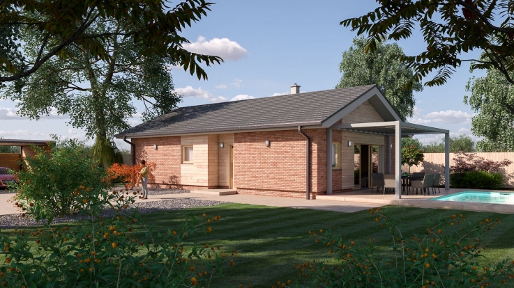 projekt domu BUNGALOW 227